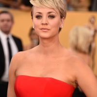 ‘Big Bang Theory’ Star Got Married Kaley Cuoco-Sweeting arrives at the 21st annual Screen Actors Guild Awards at the Shrine Auditorium on Sunday, Jan. 25, 2015, in Los Angeles. (Photo by Jordan Strauss/Invision/AP)
